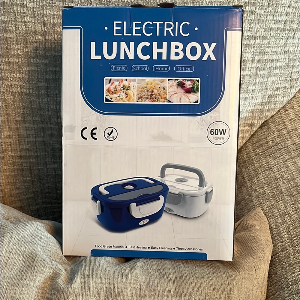 Electric Lunchbox in Blue and White